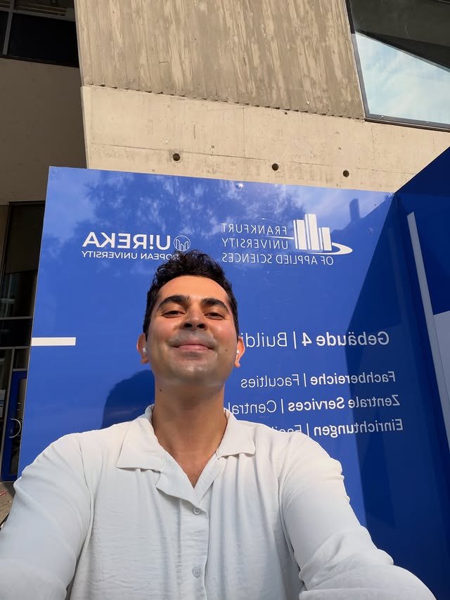 Can Akgül ile Almanya — university and city tour in Frankfurt